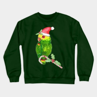 Amazon parrot Christmas style Crewneck Sweatshirt